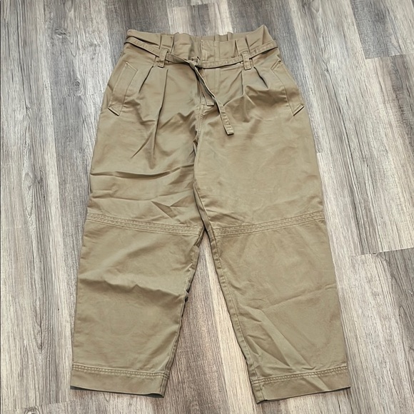 Madewell Tan Paperbag Waist Chino Pants - Picture 2 of 8